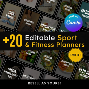 Fitness Planner Mega Bundle with PLR & MRR Resell Rights