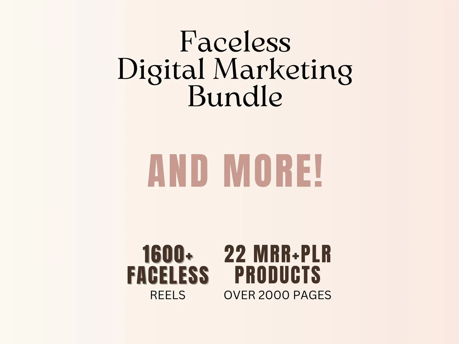 Faceless Profits: 22 MRR Products You Can Resell