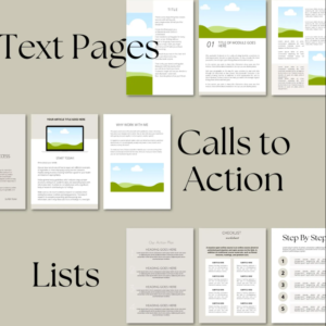 250-Page Canva eBook & Course Workbook Template