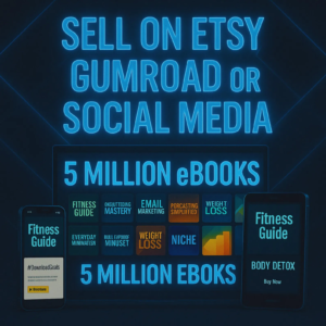 5 Million eBooks Mega Bundle: Resellable PLR & MRR Ebooks for Passive Income and Financial Success