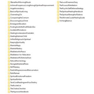 56 Spiritual Growth PLR eBooks & Articles Collection